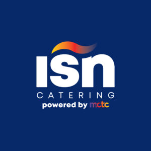 ISN Catering Logo - white logo